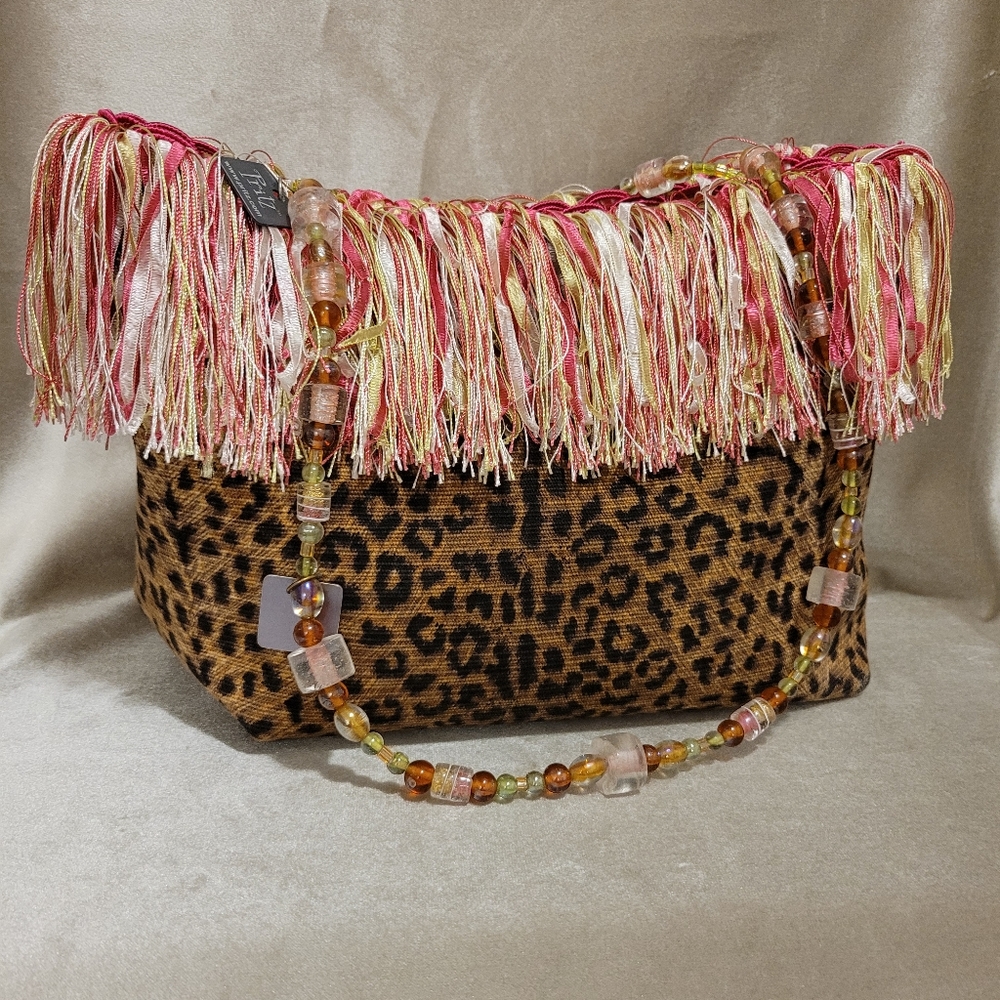 Retro Style Pritz Reversible Fabric Purse 👛